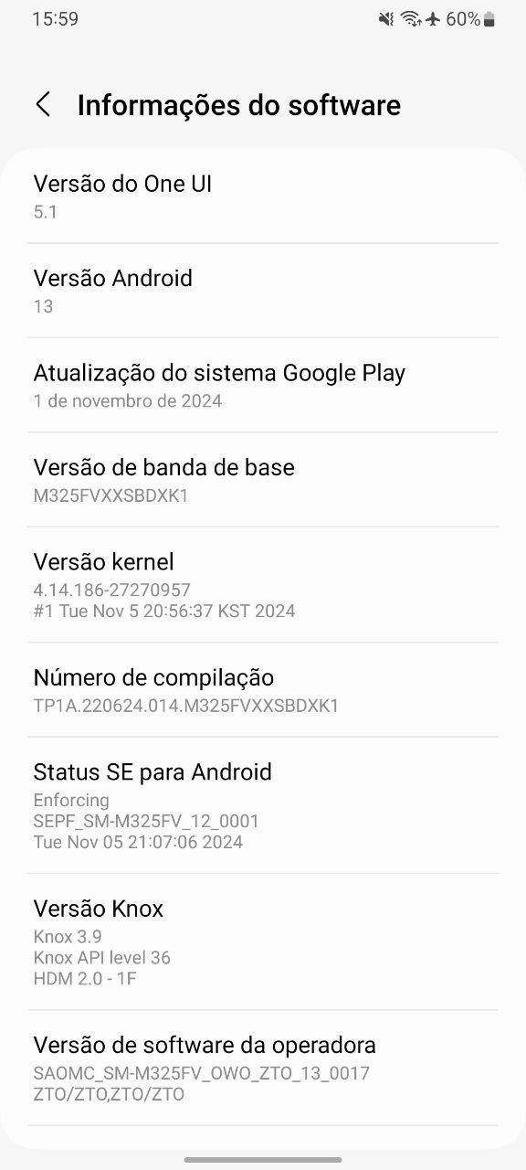 Sobre o telefone